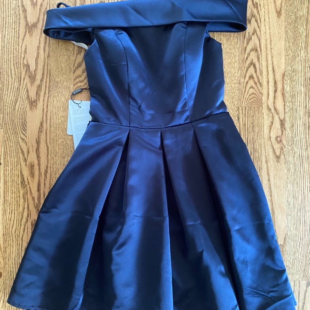 Dark Navy Sleeveless Special Occasion Dress
